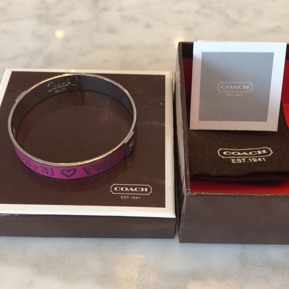 Pink Coach bangle - Picture 4 of 5
